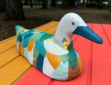 Load image into Gallery viewer, Painted Duck in Blues