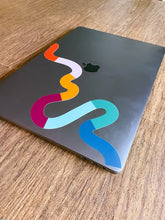 Load image into Gallery viewer, Gummy Worm Squiggle Laptop Sticker