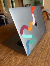 Load image into Gallery viewer, Gummy Worm Squiggle Laptop Sticker