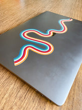 Load image into Gallery viewer, Stripe Squiggle Laptop Sticker