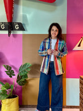 Load image into Gallery viewer, Structured Vintage Blanket Coat with Moroccan Trim
