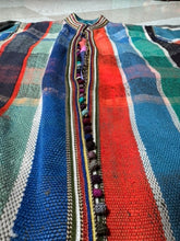 Load image into Gallery viewer, Structured Vintage Blanket Coat with Moroccan Trim