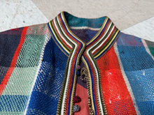 Load image into Gallery viewer, Structured Vintage Blanket Coat with Moroccan Trim