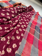 Load image into Gallery viewer, Long Muted Plaid Vintage Blanket Coat
