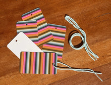 Load image into Gallery viewer, Vintage Stripe Gift Tag
