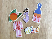 Load image into Gallery viewer, Weird Gummy Worm Sticker